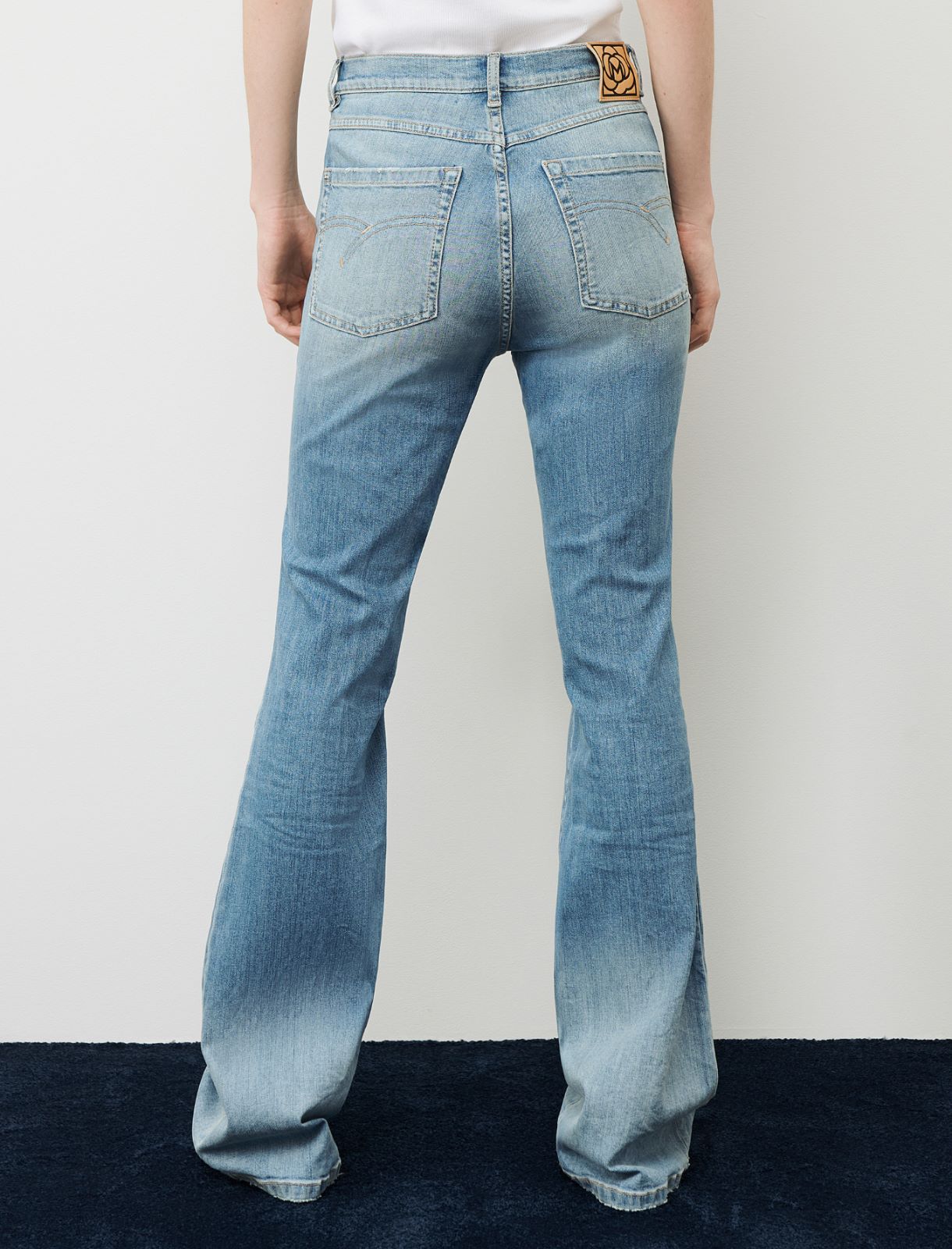 Jean bootcut - Bleu jeans - Marella - 2