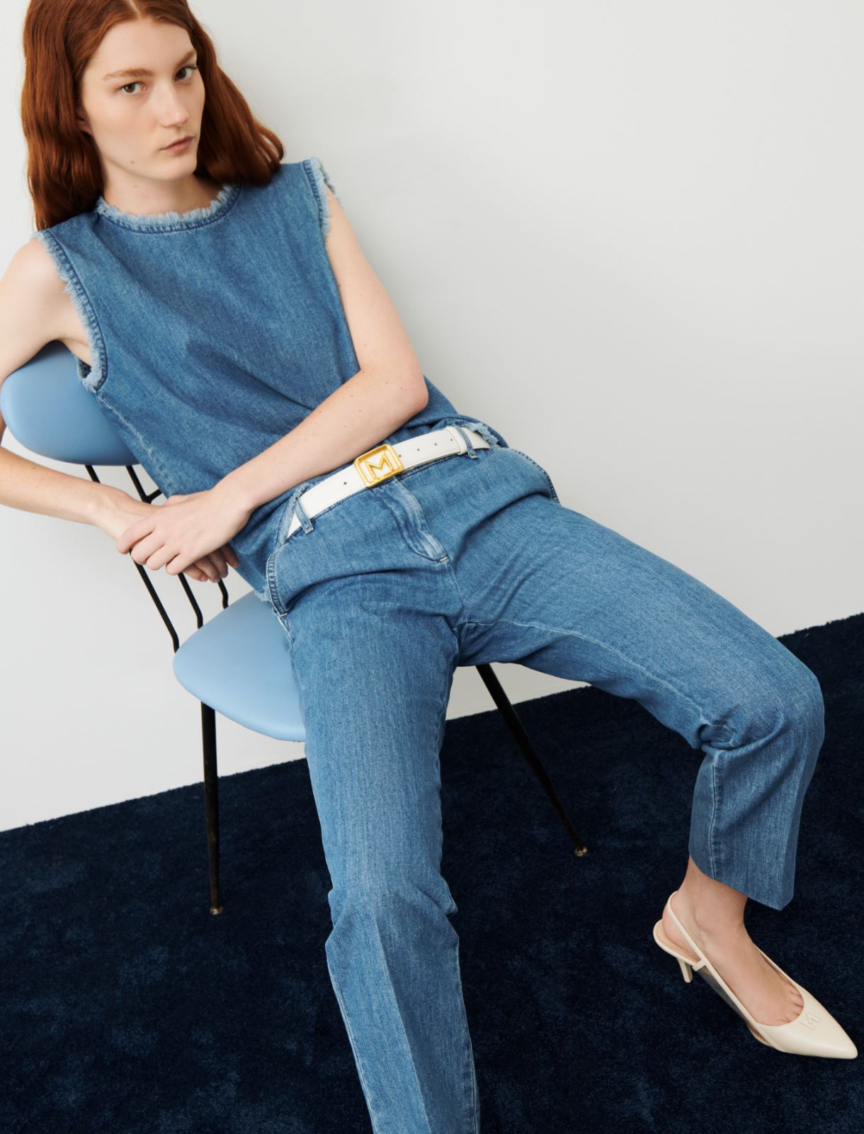 Chino jeans - Blue jeans - Marina Rinaldi - 3