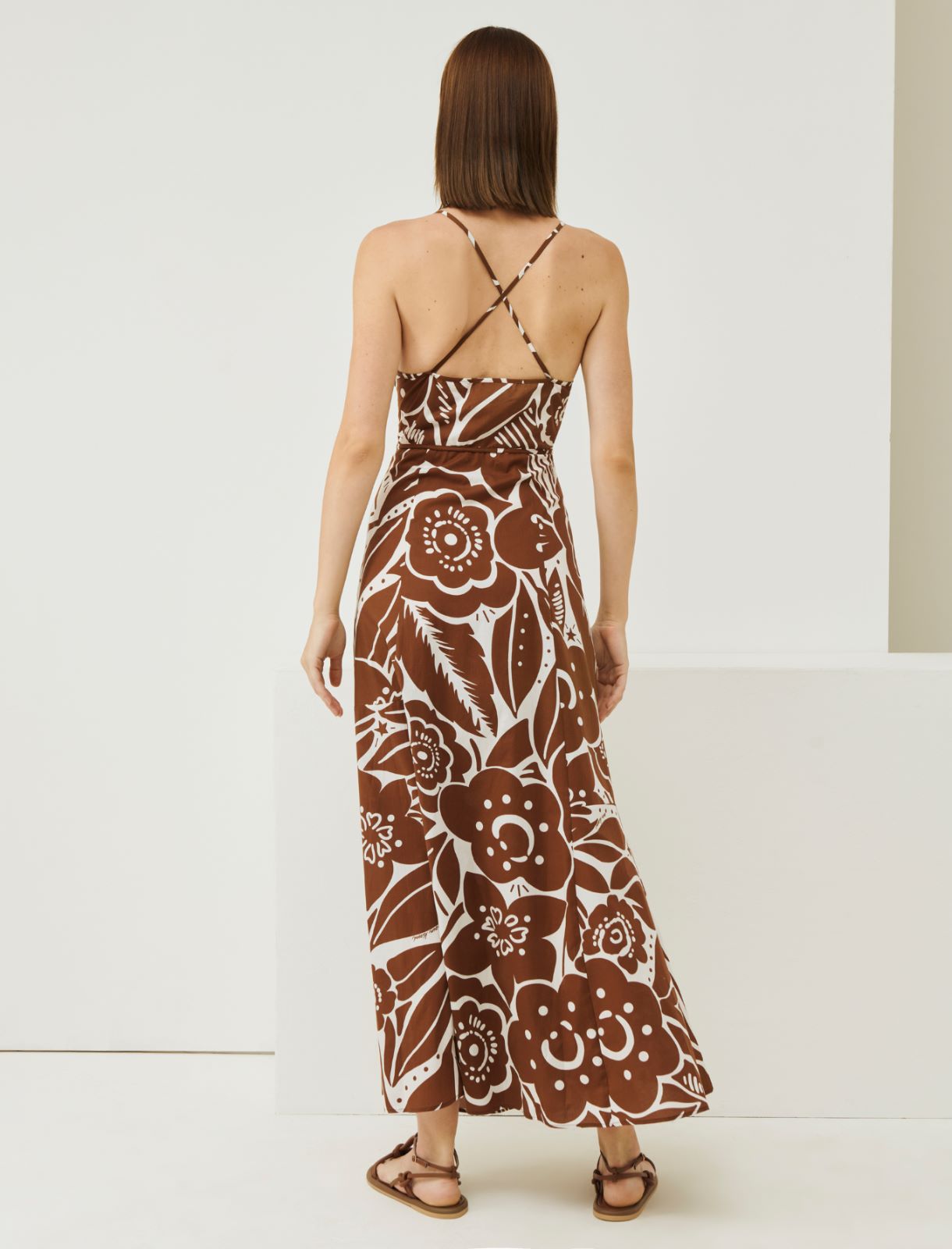 Long dress - Brown - Marella - 2