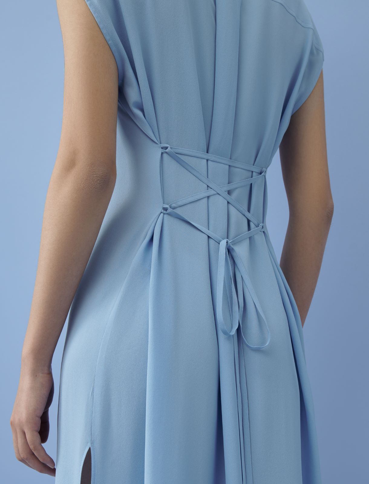 Sleeveless dress - Light blue - Marella - 4