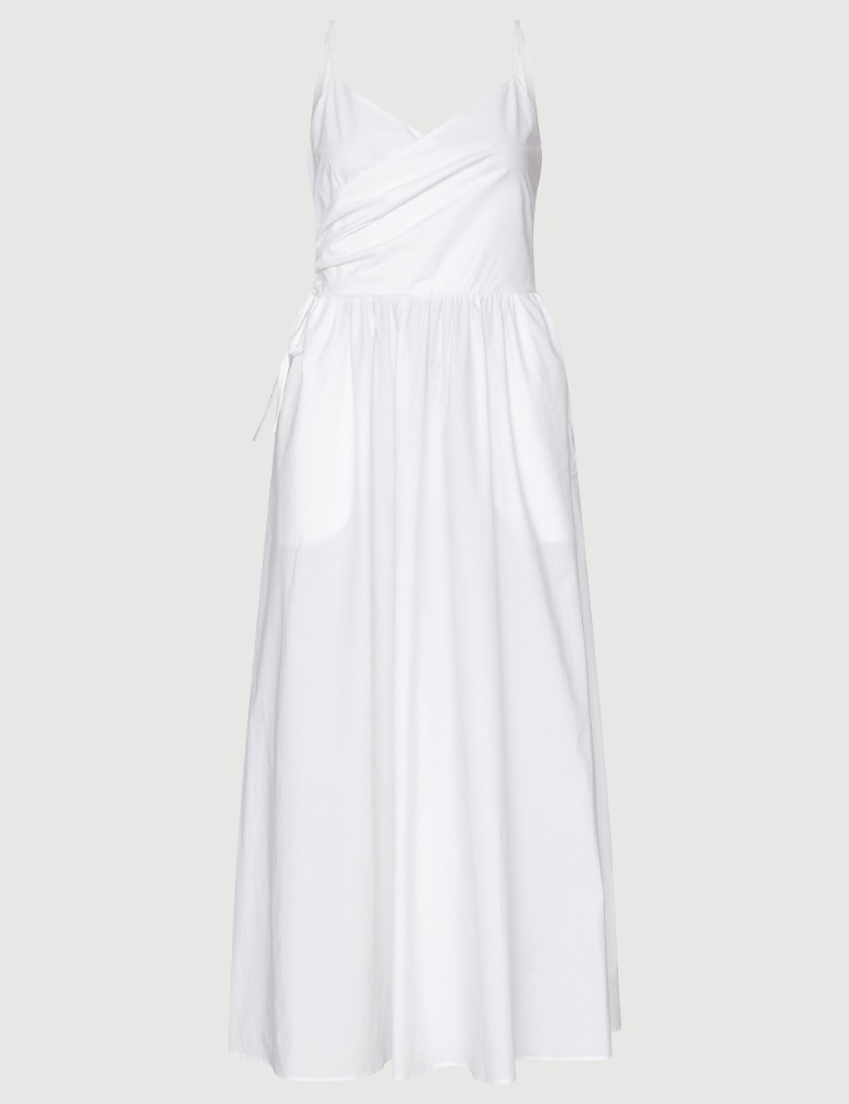 Vestido de popelina - Blanco optico - Marella - 2