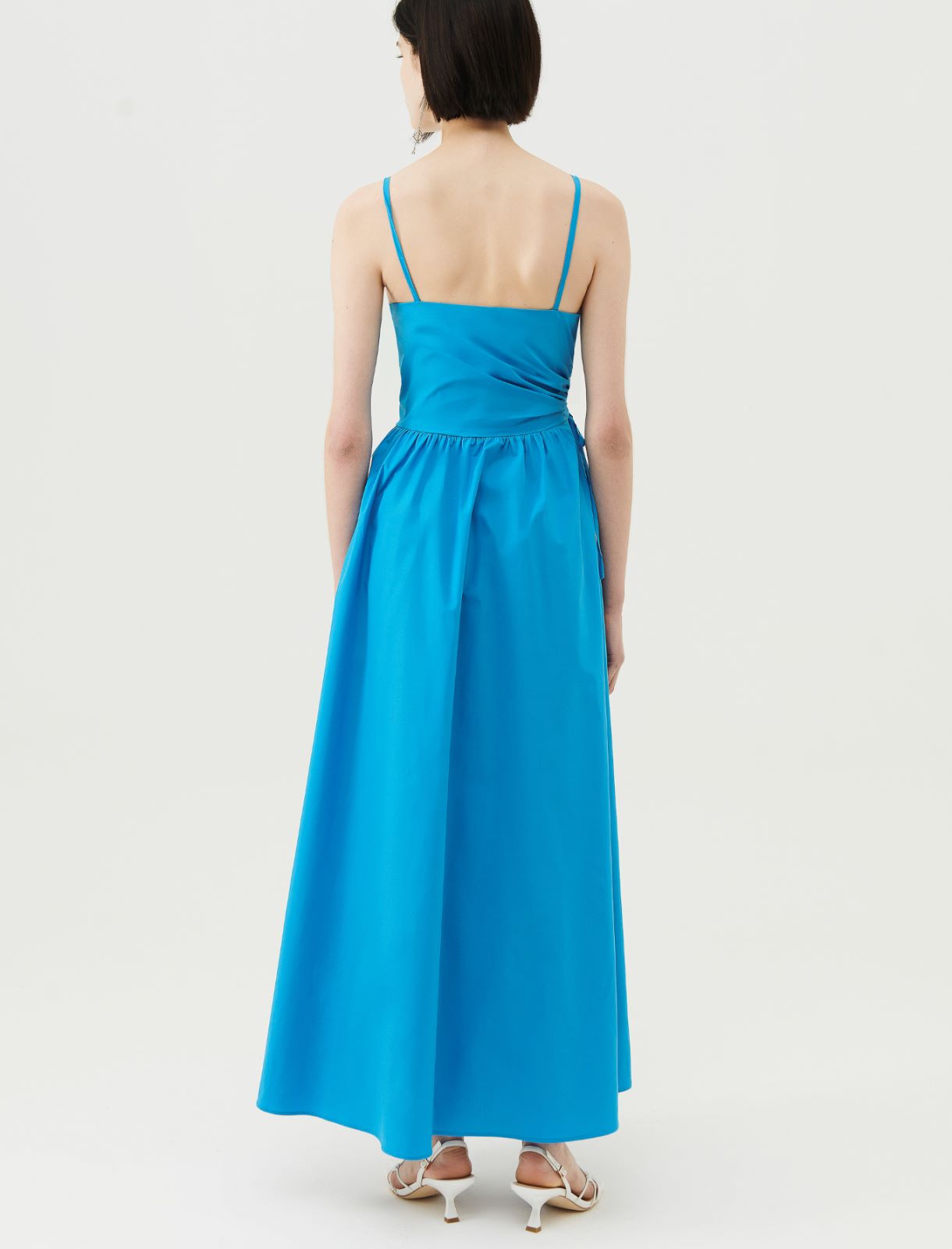 Poplin dress - Turquoise - Marella - 2