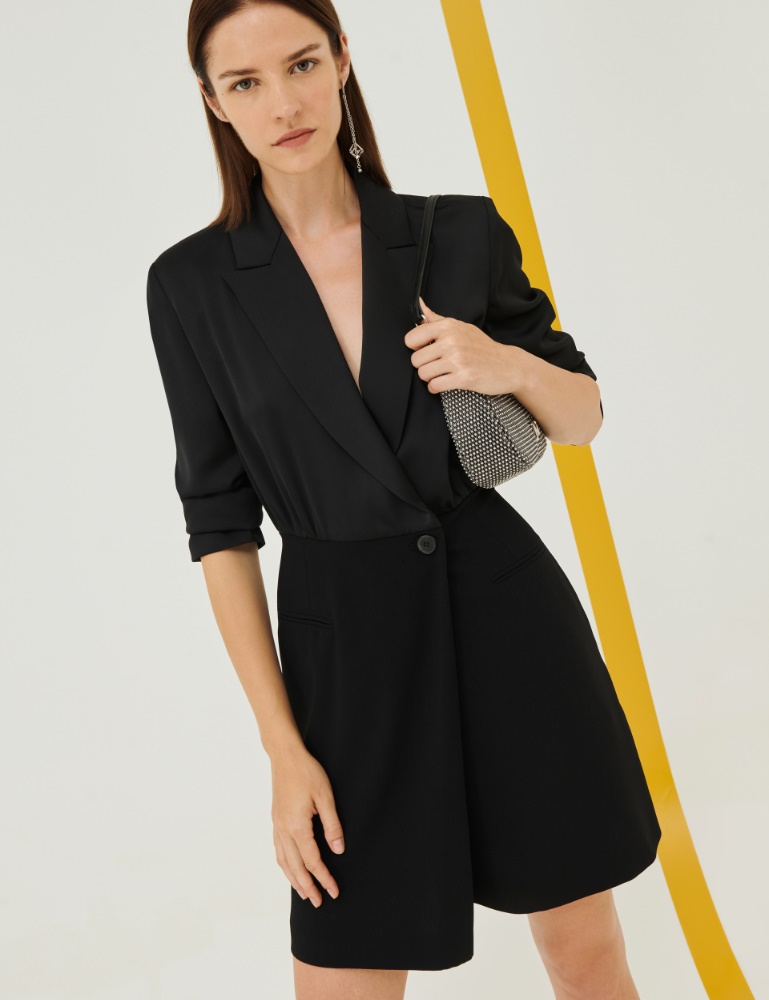 Short dress - Black - Marina Rinaldi