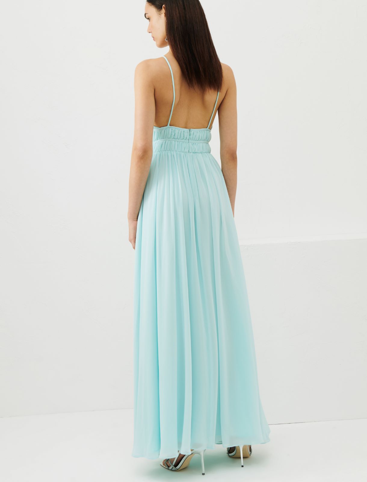 Long dress - Aquamarine - Marella - 2