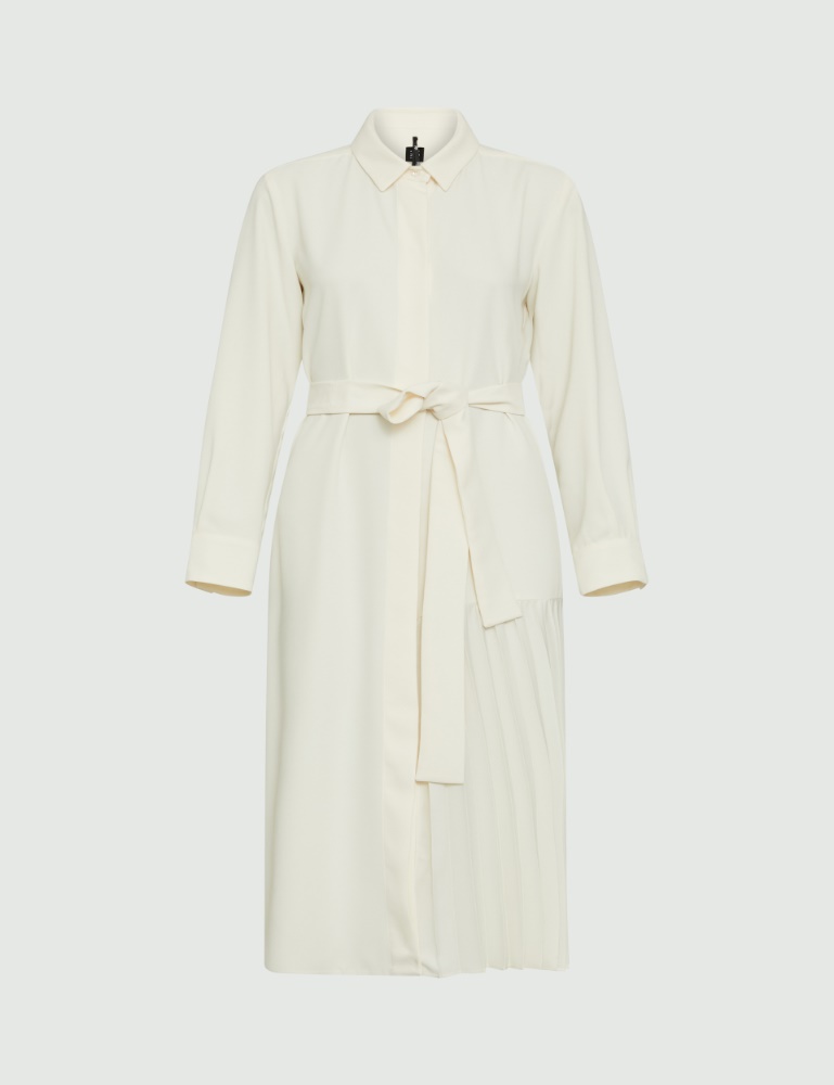 Shirt dress - Wool white - Marella - 2
