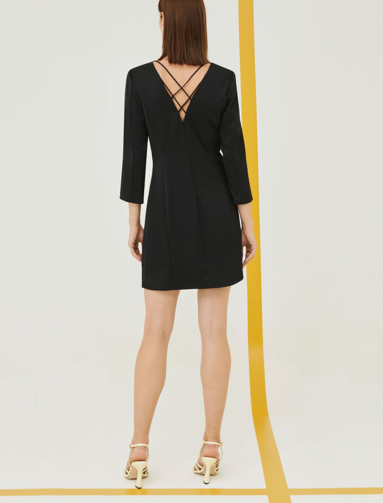 Short dress - Black - Marina Rinaldi - 2