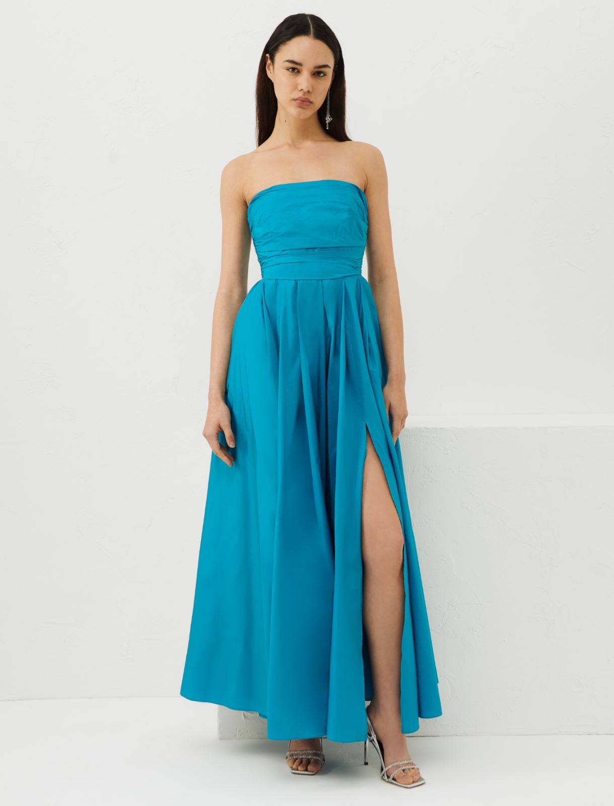 Taffeta dress - Turquoise - Marella