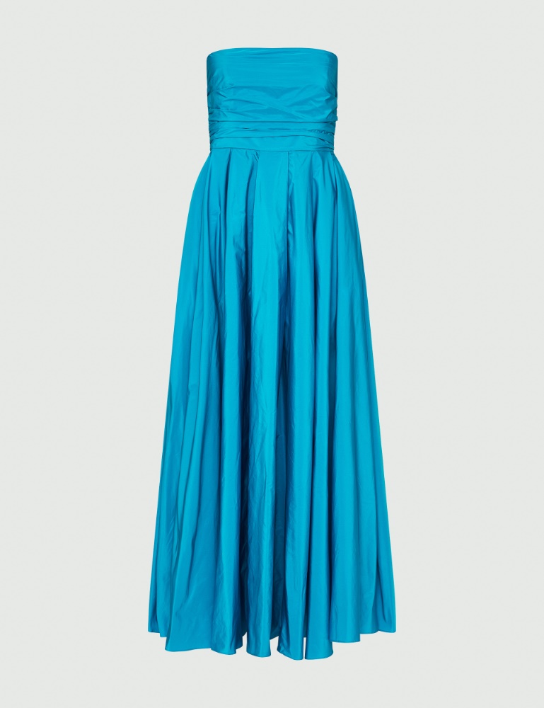 Taffeta dress - Turquoise - Marina Rinaldi - 2