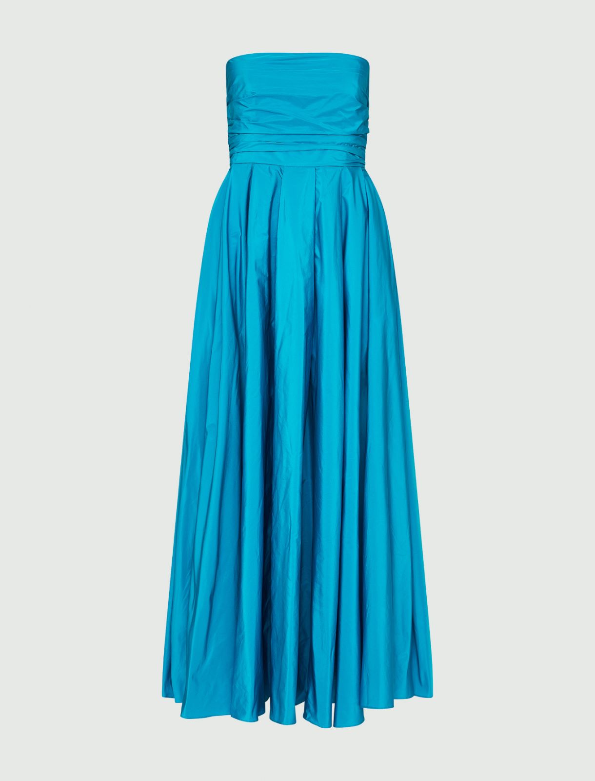 Taffeta dress - Turquoise - Marina Rinaldi