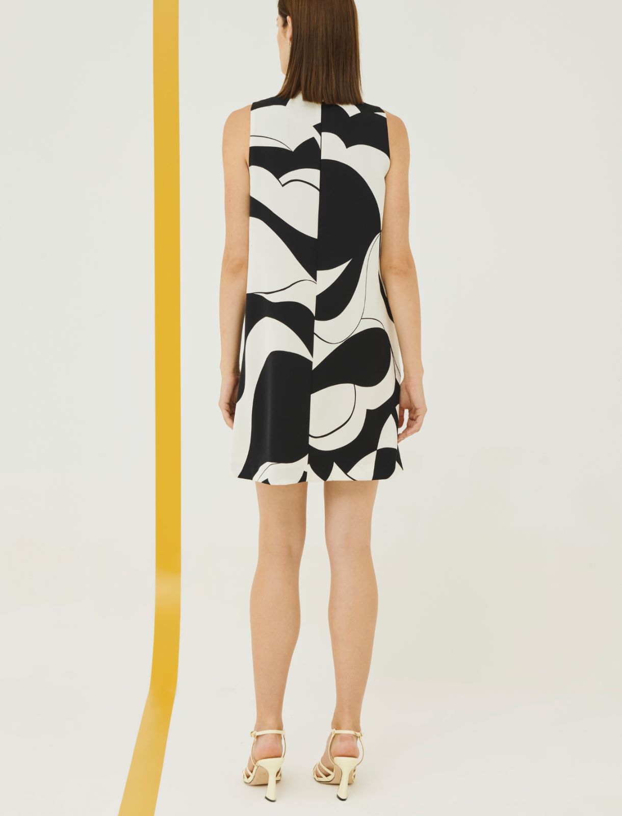 Patterned dress - Black - Marina Rinaldi - 2