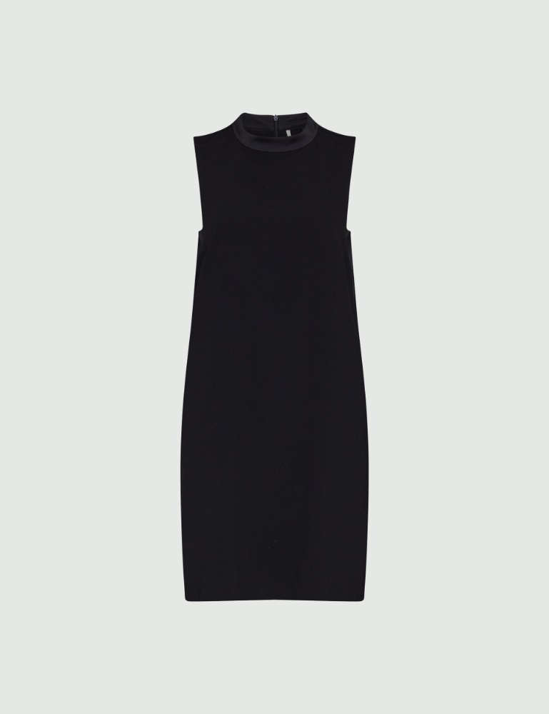 Crepe dress - Black - Marina Rinaldi - 2