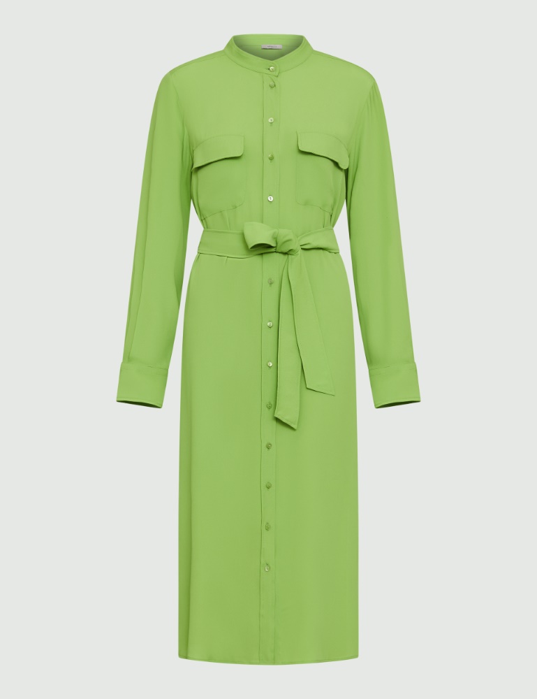 Shirt dress - Green - Marina Rinaldi - 2