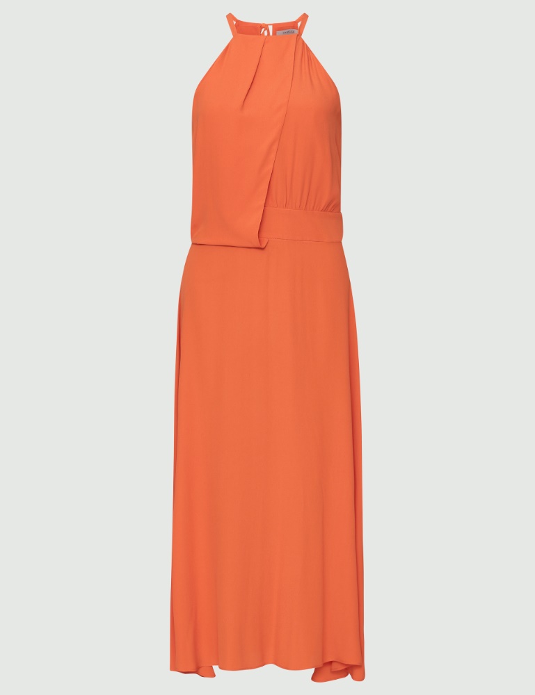 Sleeveless dress - Orange - Marella - 2