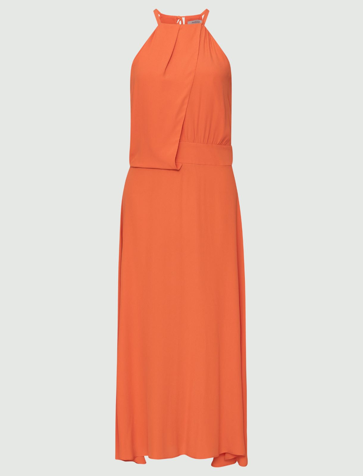 Sleeveless dress - Orange - Marella - 5