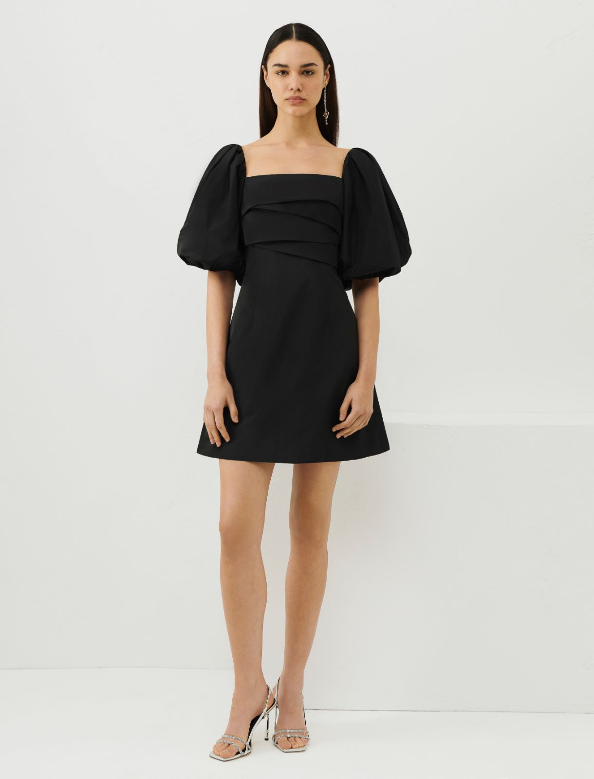 Slim-fit dress - Black - Marina Rinaldi