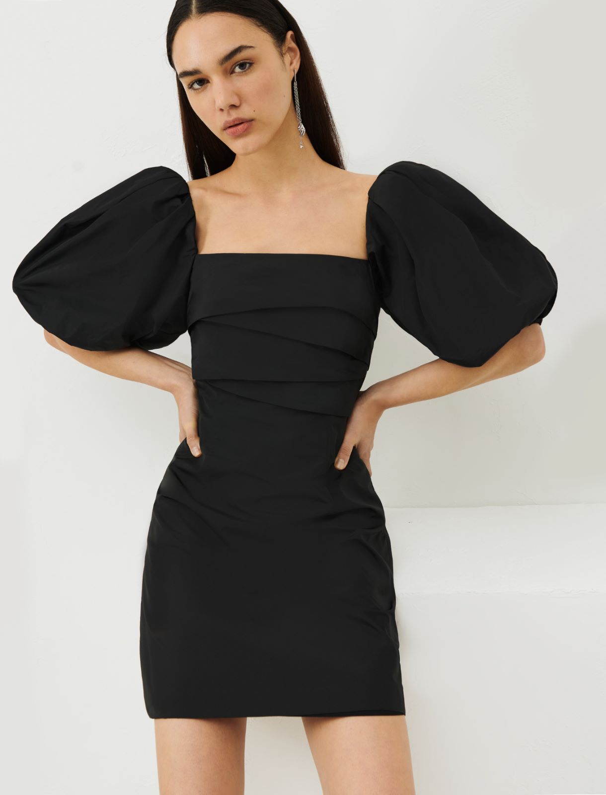 Slim-fit dress - Black - Marina Rinaldi - 3