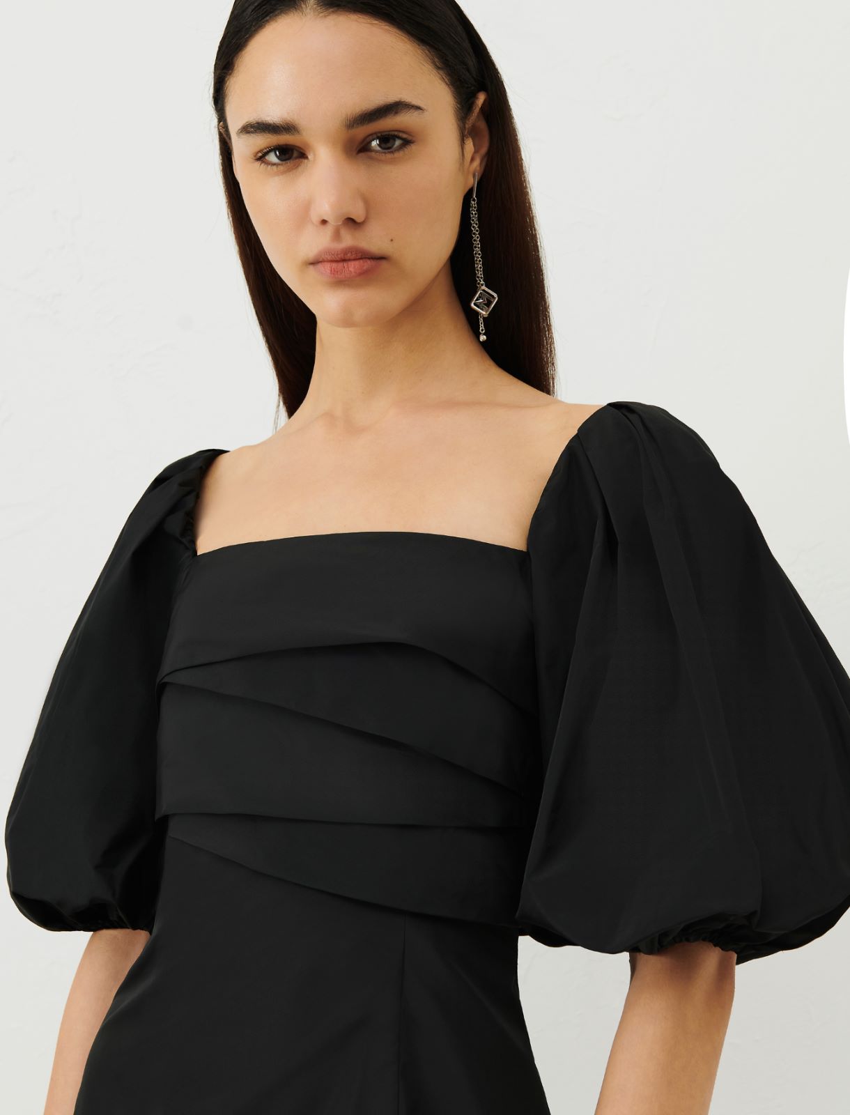 Slim-fit dress - Black - Marina Rinaldi - 4