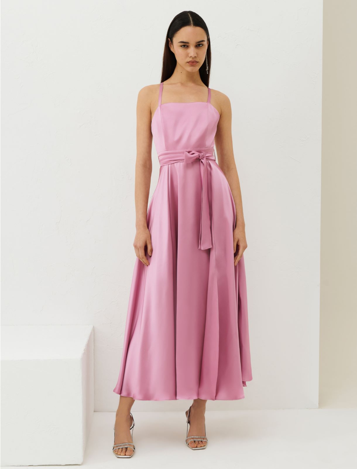 Długa sukienka - Antyczny różowy - Marella