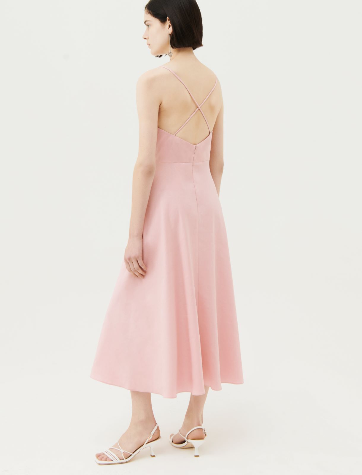 Sukienka midi - Różowy - Marella - 2