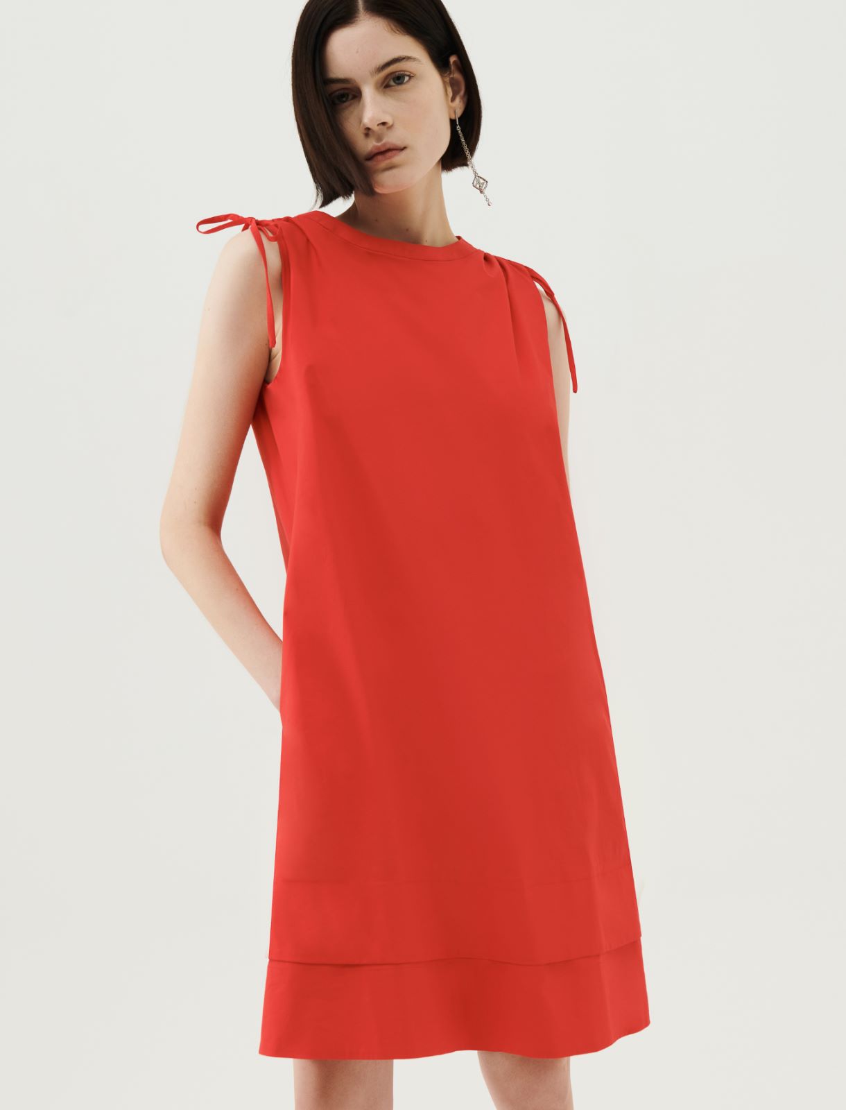 Flared dress - Red - Marella - 3