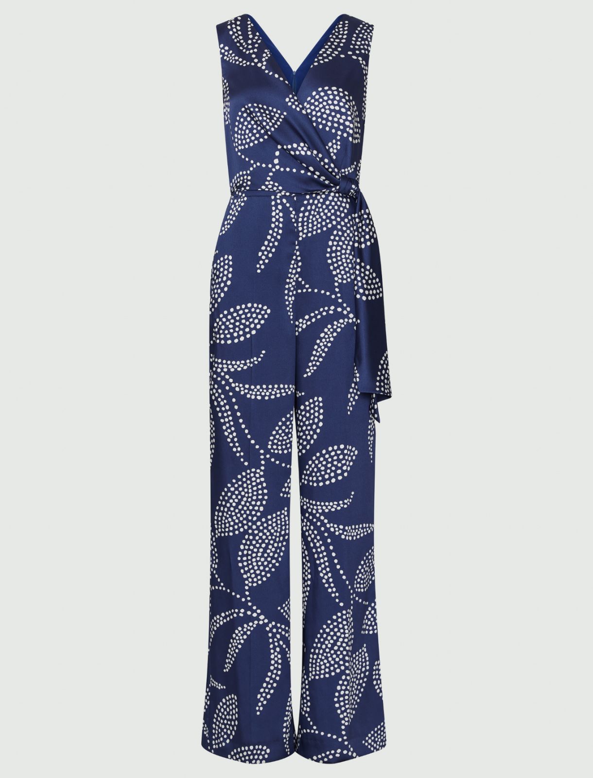 Patterned jumpsuit - Cornflower blue - Marella - 5