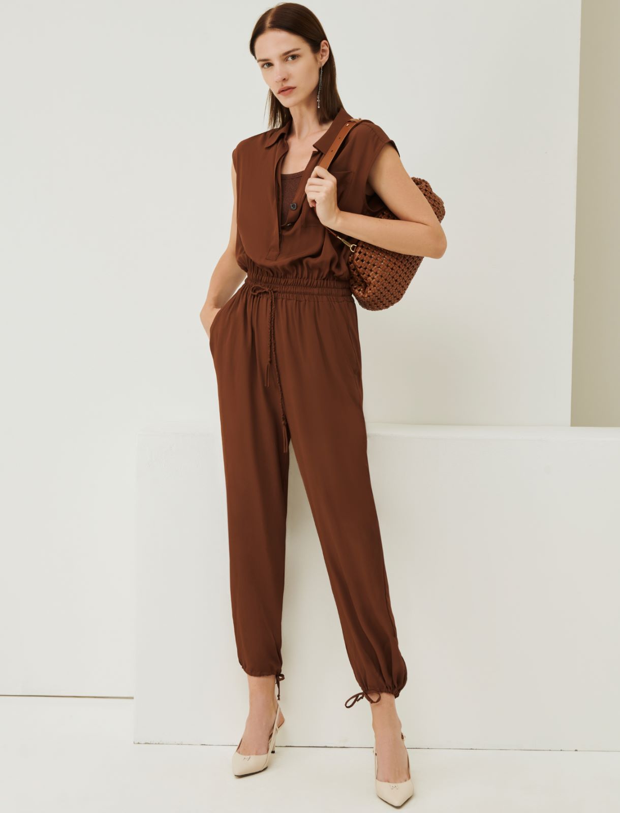 Sleeveless jumpsuit - Brown - Marella