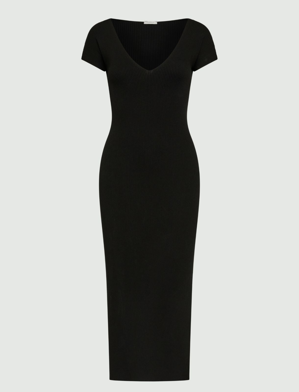 Knit dress - Black - Marina Rinaldi - 5