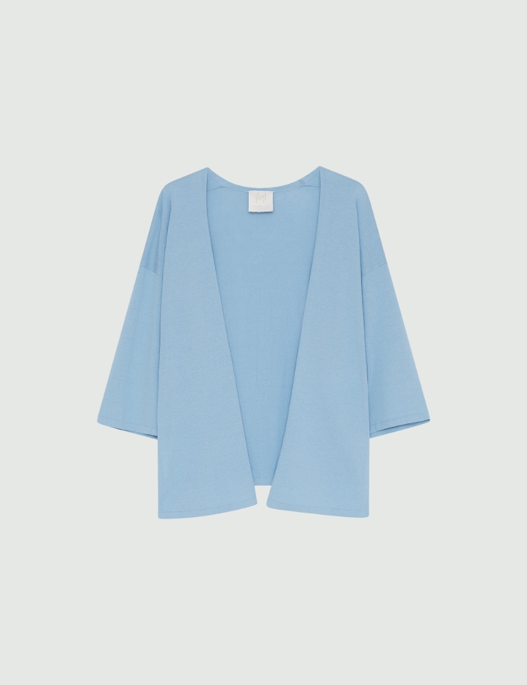 Knitted cardigan - Light blue - Marella - 2