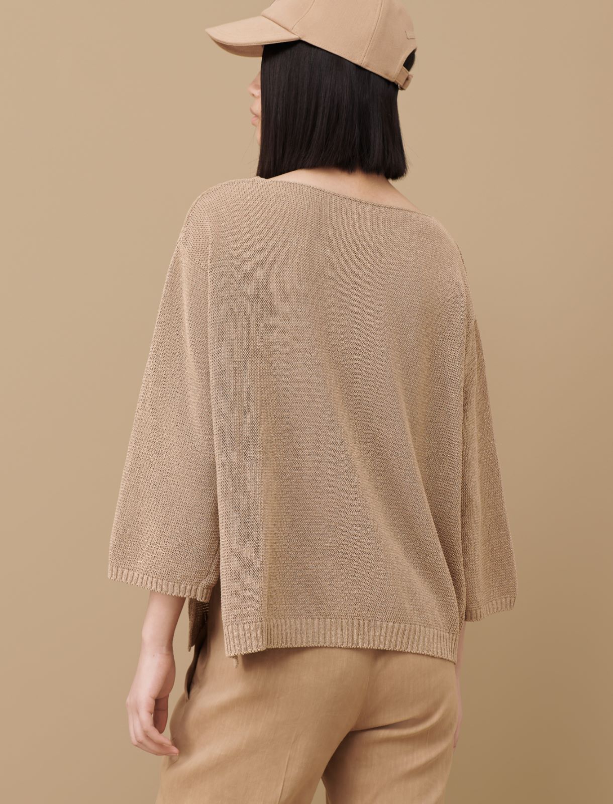 Boxy sweater - Sand - Marina Rinaldi - 2