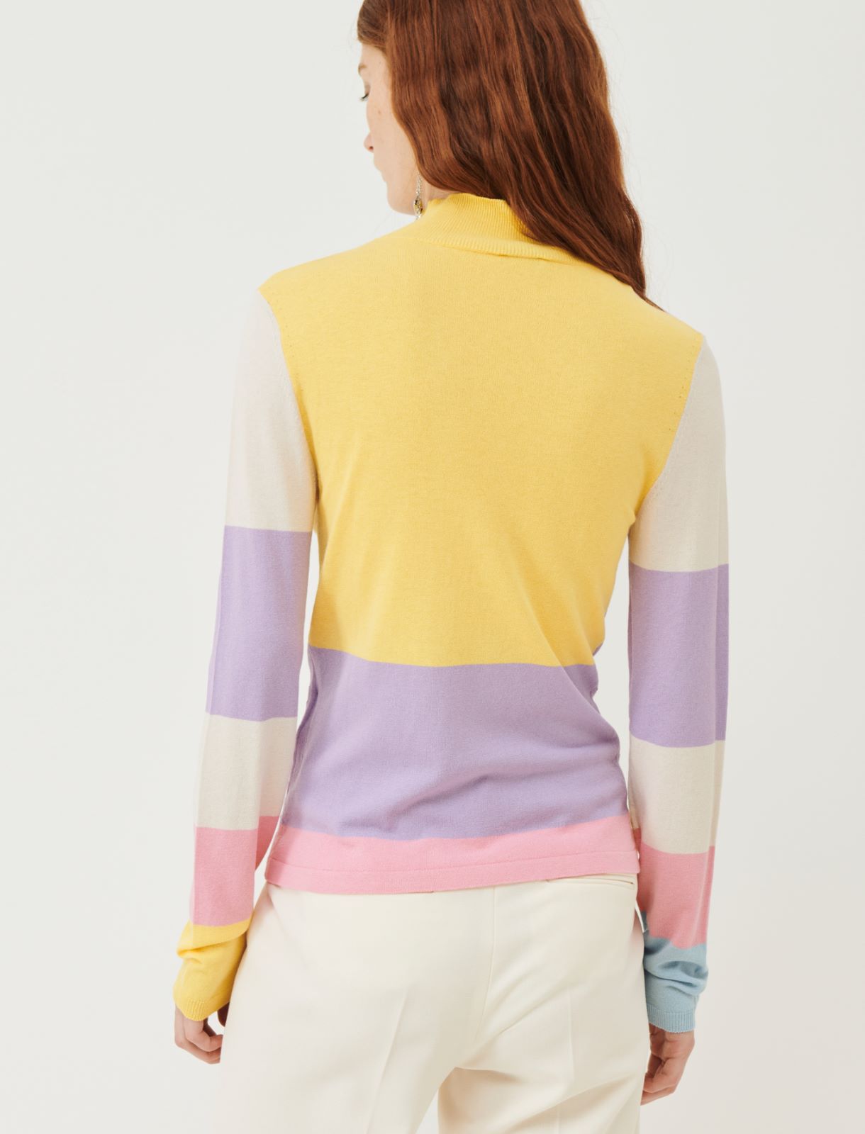 Slim-fit sweater - Lilac - Marina Rinaldi - 2