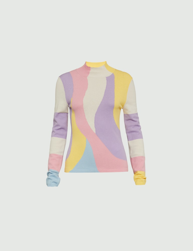 Slim-fit sweater - Lilac - Marella - 2