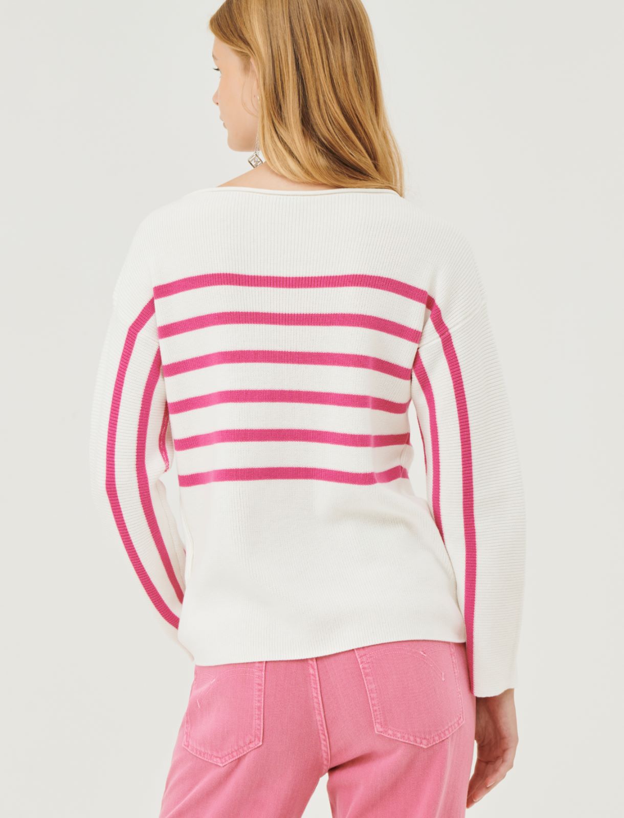 Cotton sweater - White - Marina Rinaldi - 2