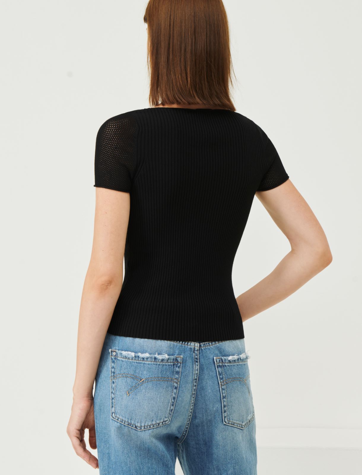 Slim-fit sweater - Black - Marina Rinaldi - 2