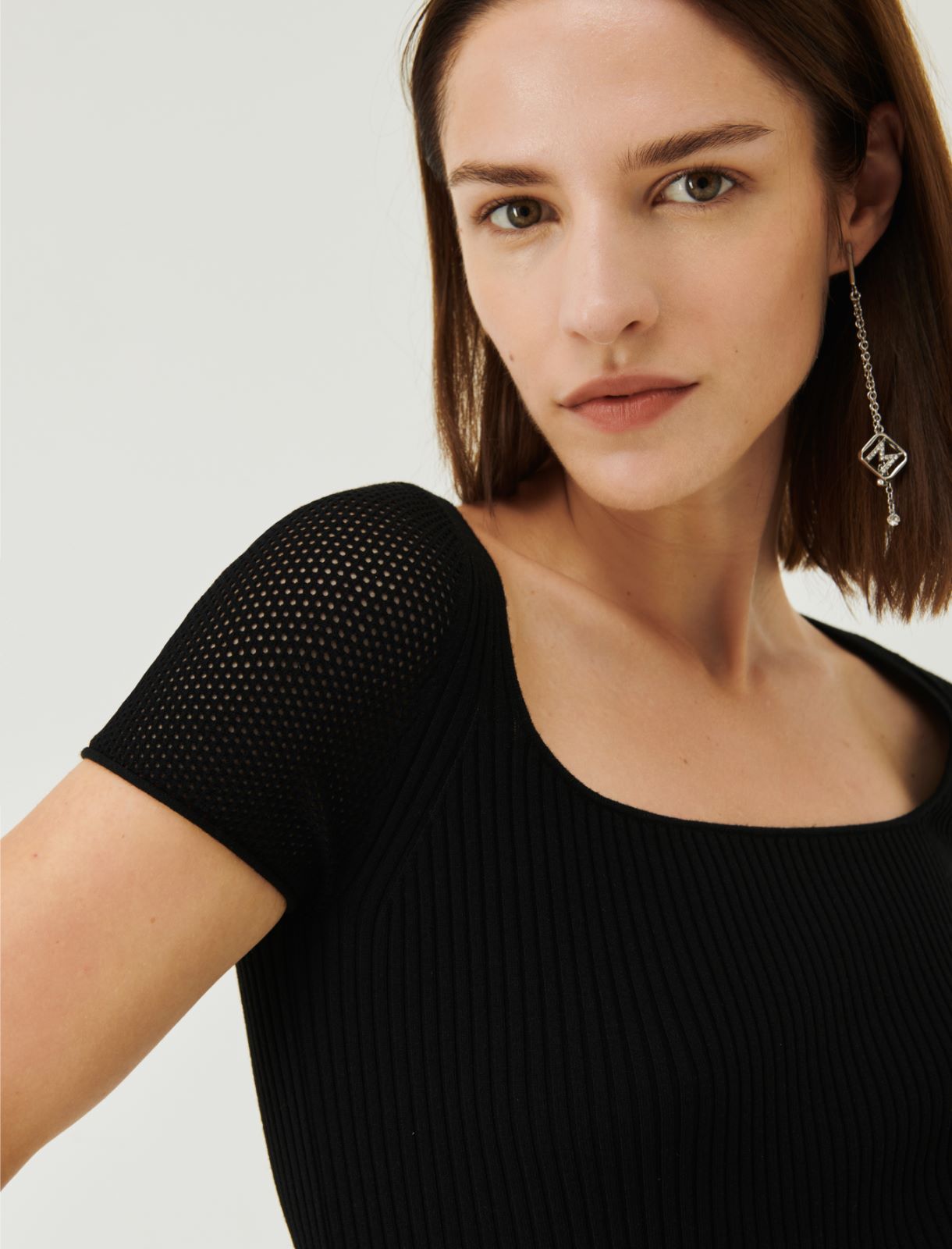 Slim-fit sweater - Black - Marina Rinaldi - 4