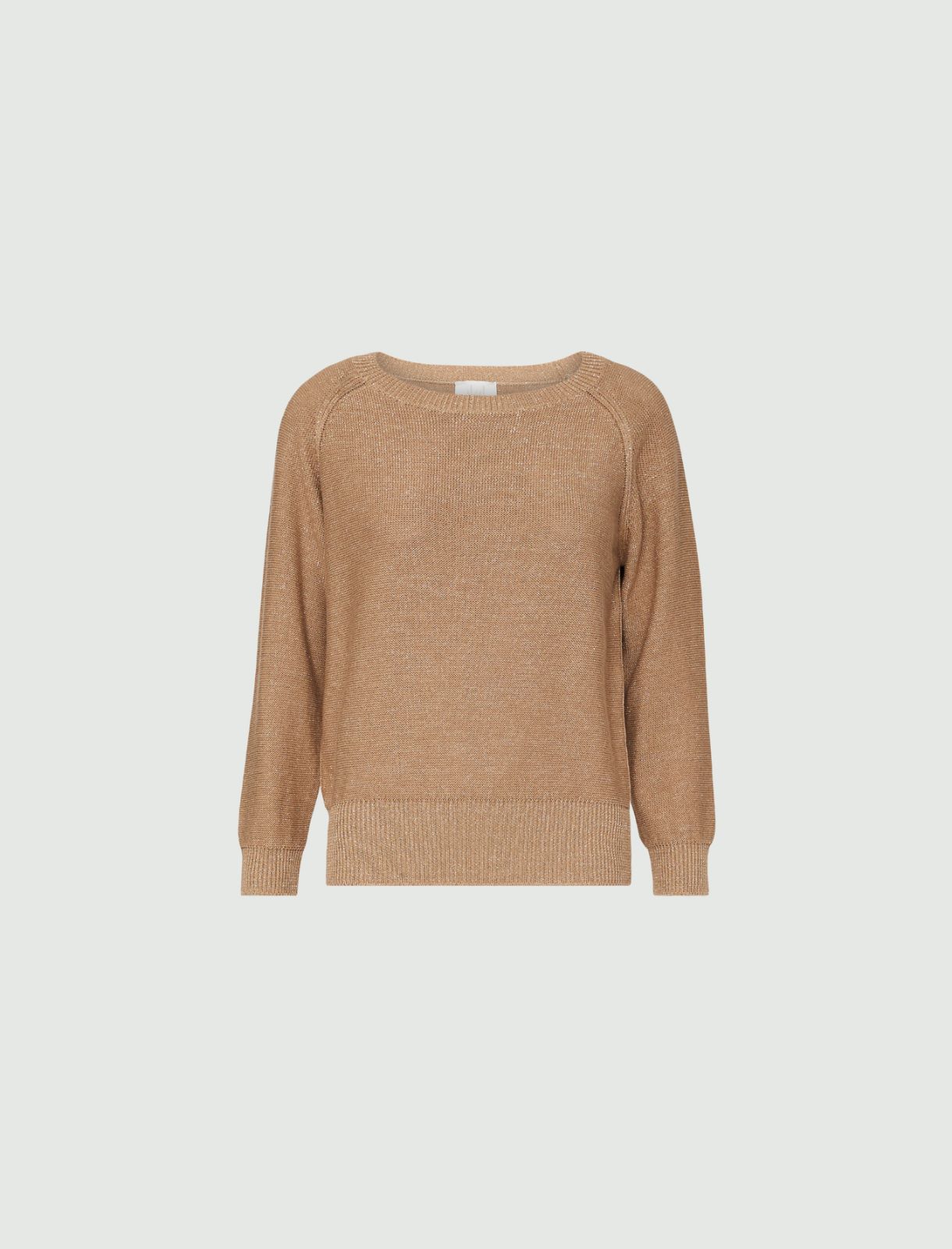 Lurex sweater - Sand - Marina Rinaldi