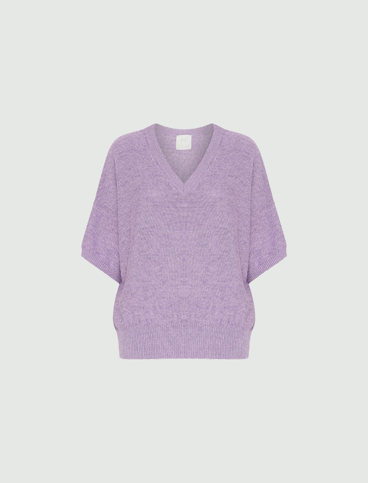 Oversized sweater - Lilac - Marina Rinaldi - 5