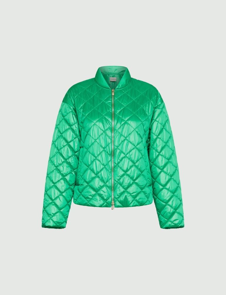 Quilted jacket - Green - Marina Rinaldi - 2