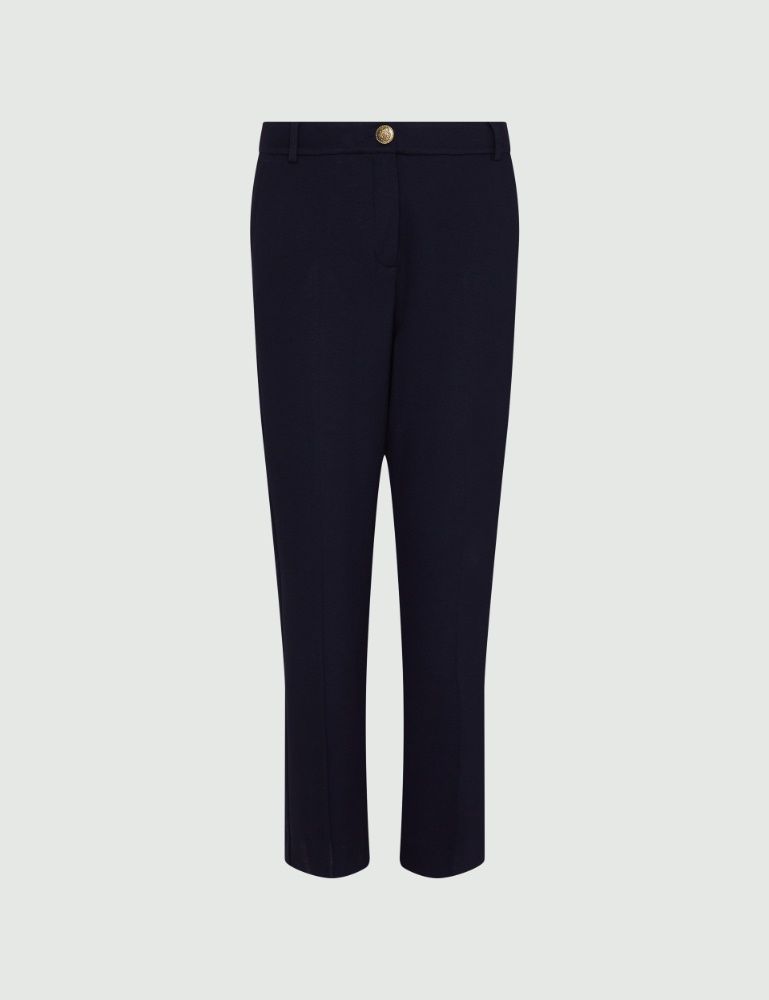 Jersey trousers - Navy - Marella - 2