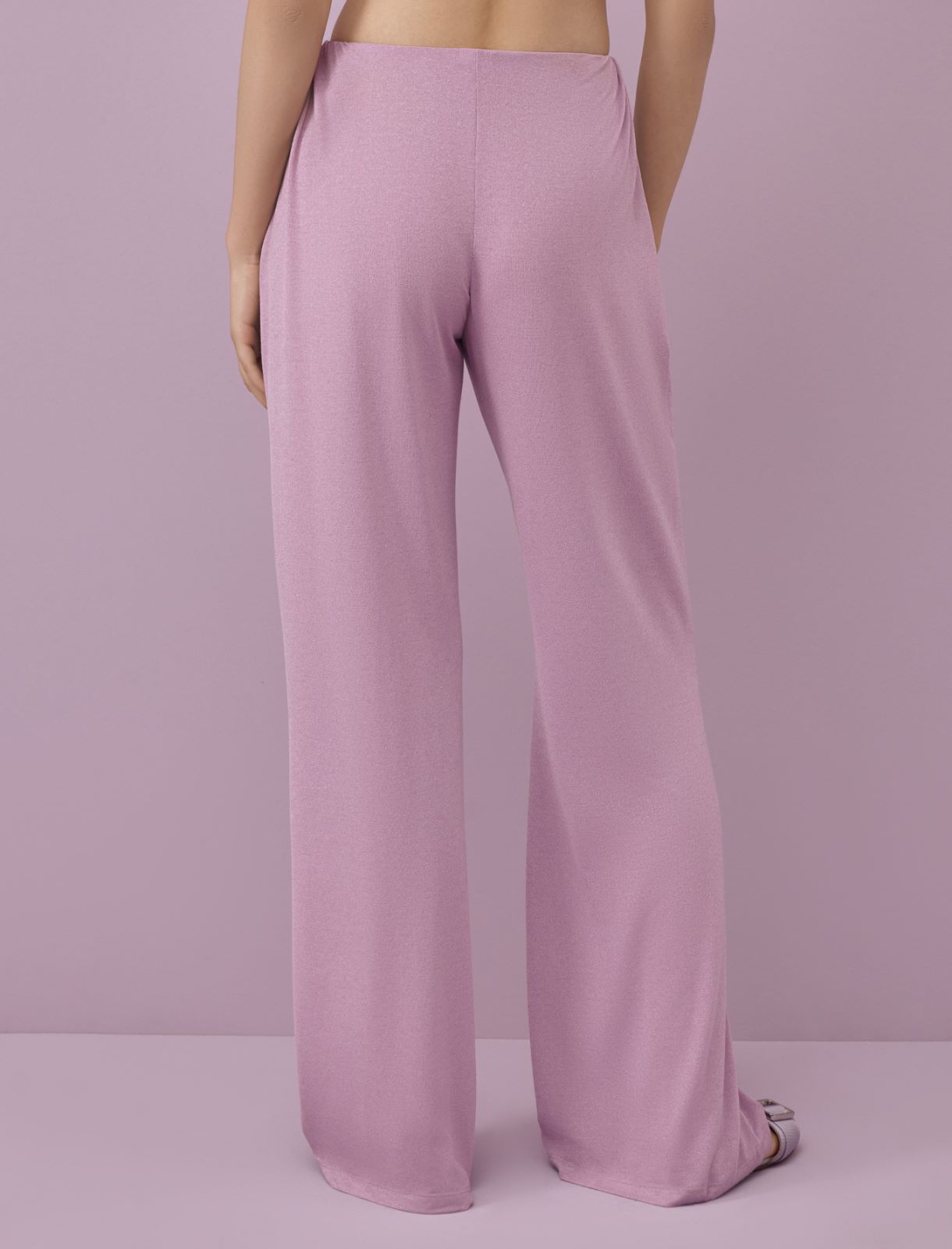 Jersey trousers - Lilac - Marella - 2