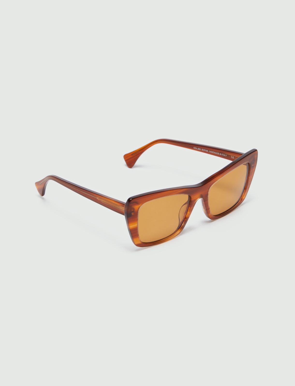 Cat-eye sunglasses - Hazelnut brown - Marella - 2