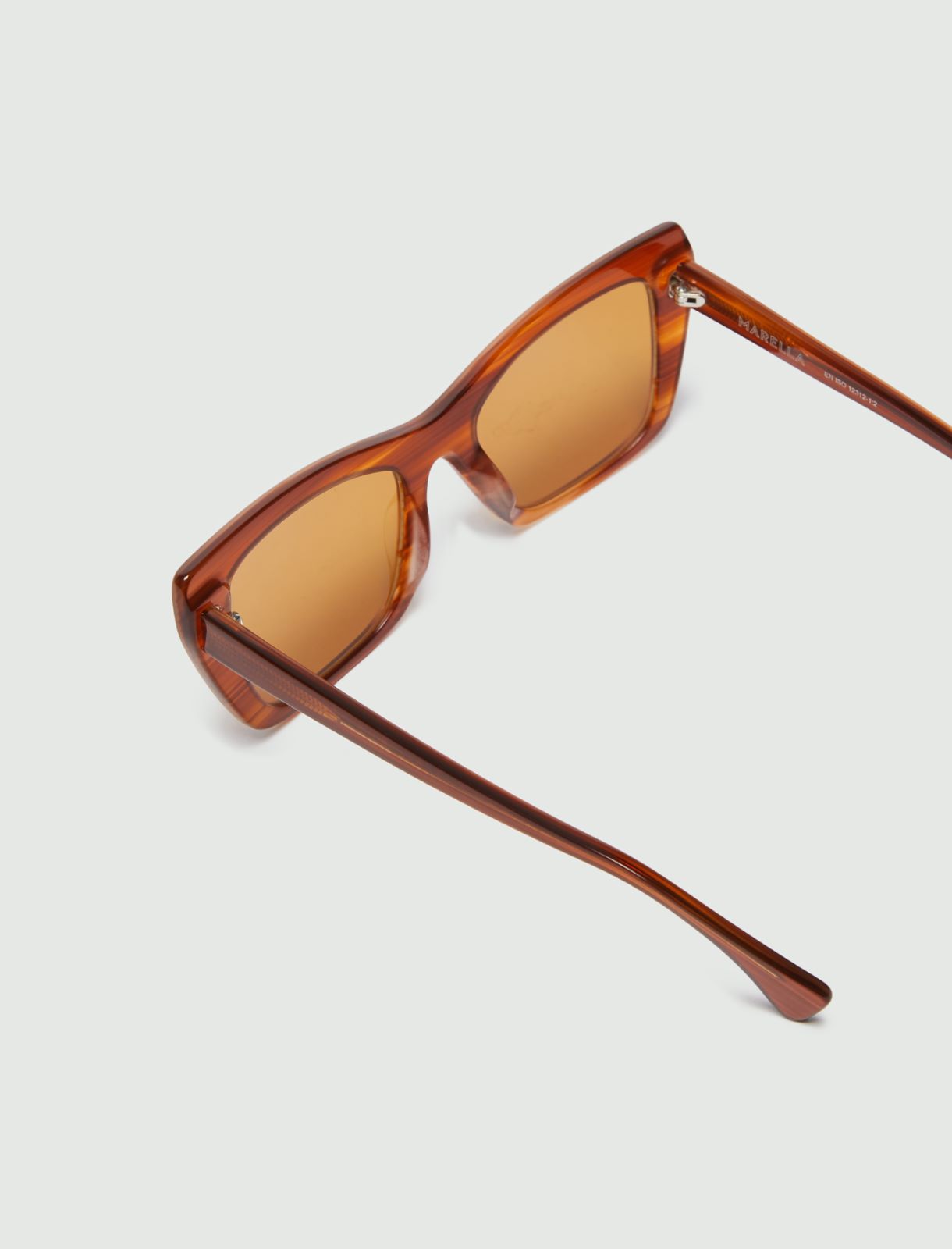 Cat-eye sunglasses - Hazelnut brown - Marella - 3