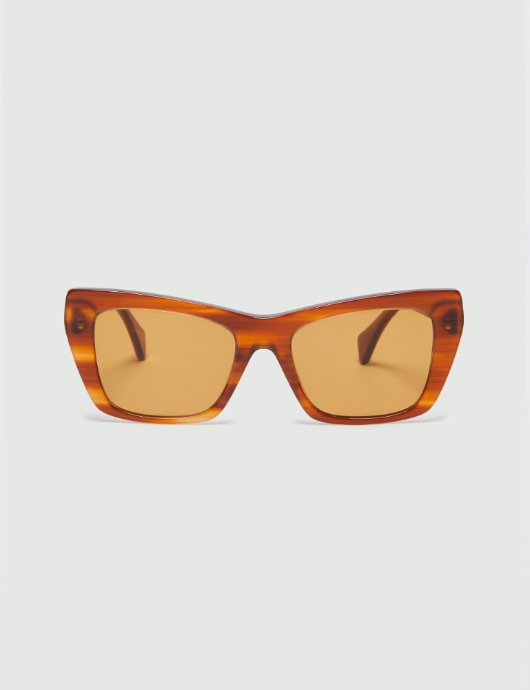 Cat-eye sunglasses - Hazelnut brown - Marella