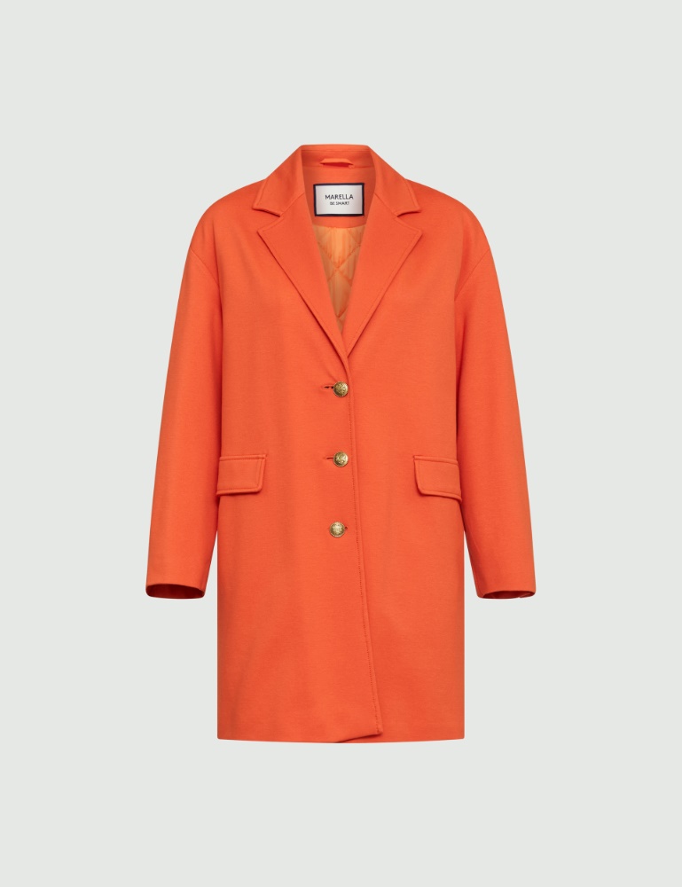 Manteau en jersey - Orange - Marella - 2