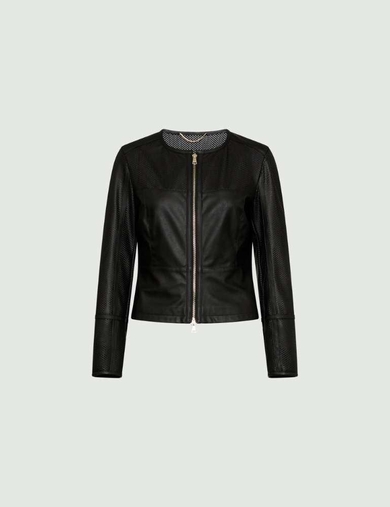 Semi-fitted jacket - Black - Marella - 2
