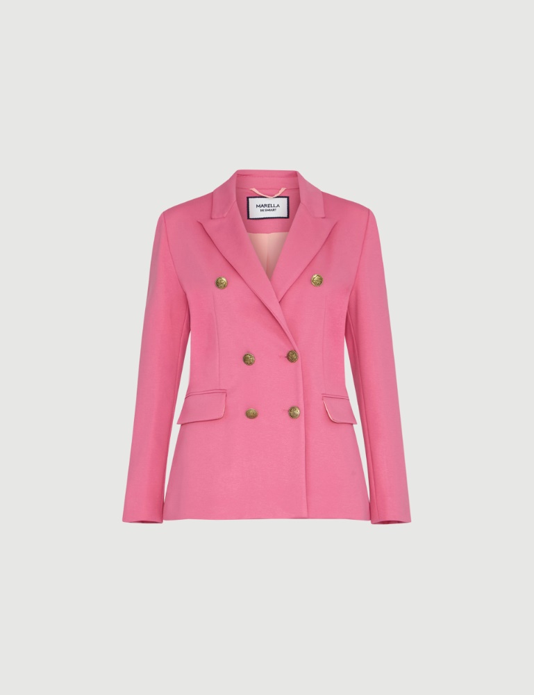Jersey blazer - Shocking pink - Marina Rinaldi - 2