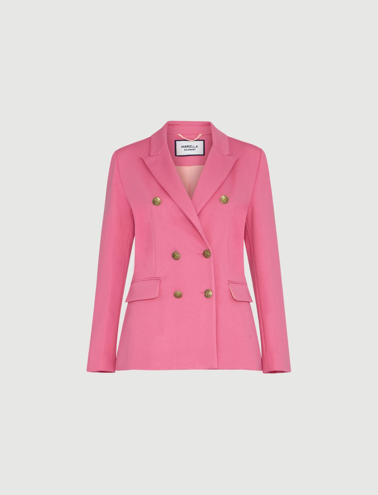 Jersey blazer - Shocking pink - Marella - 5
