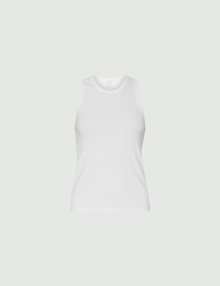 Slim-fit vest top - White - Marella - 2