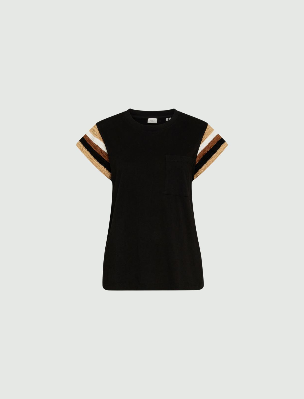 Jersey T-shirt - Black - Marella - 5