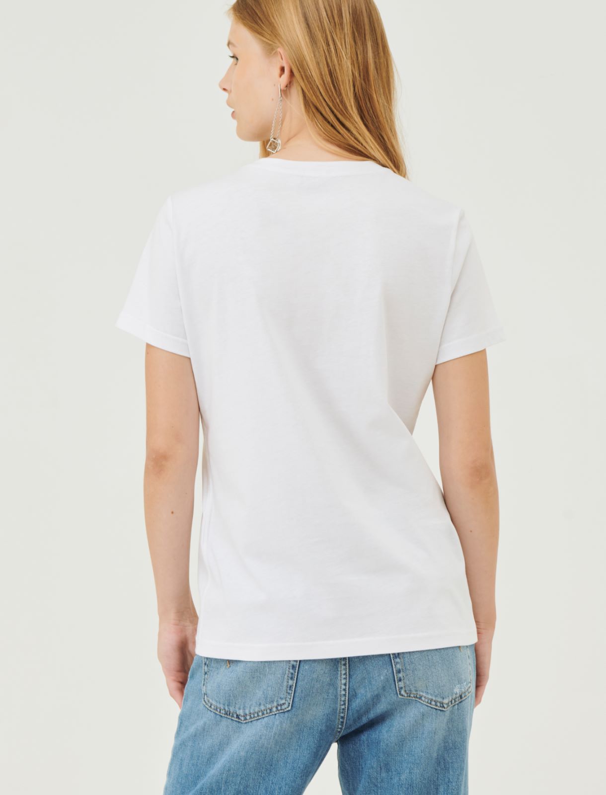 Jersey T-shirt - Optical white - Marina Rinaldi - 2