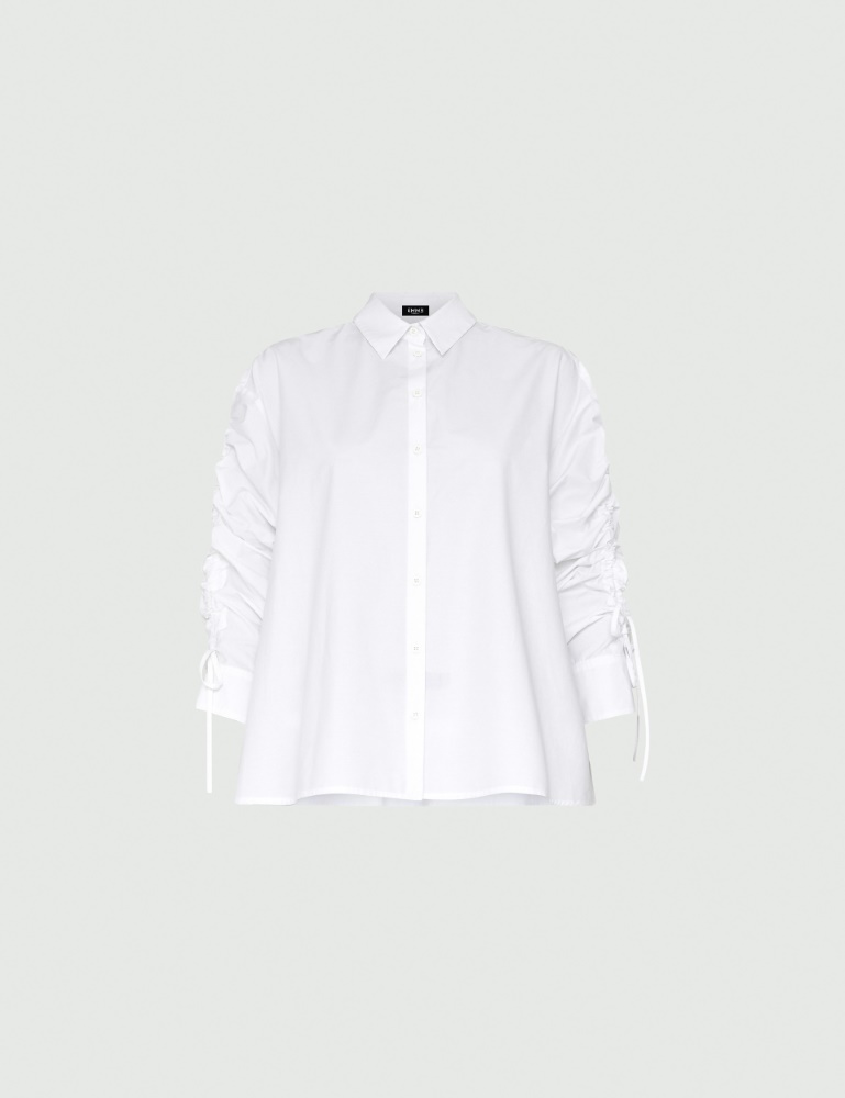 Oversized shirt - Optical white - Emme  - 2
